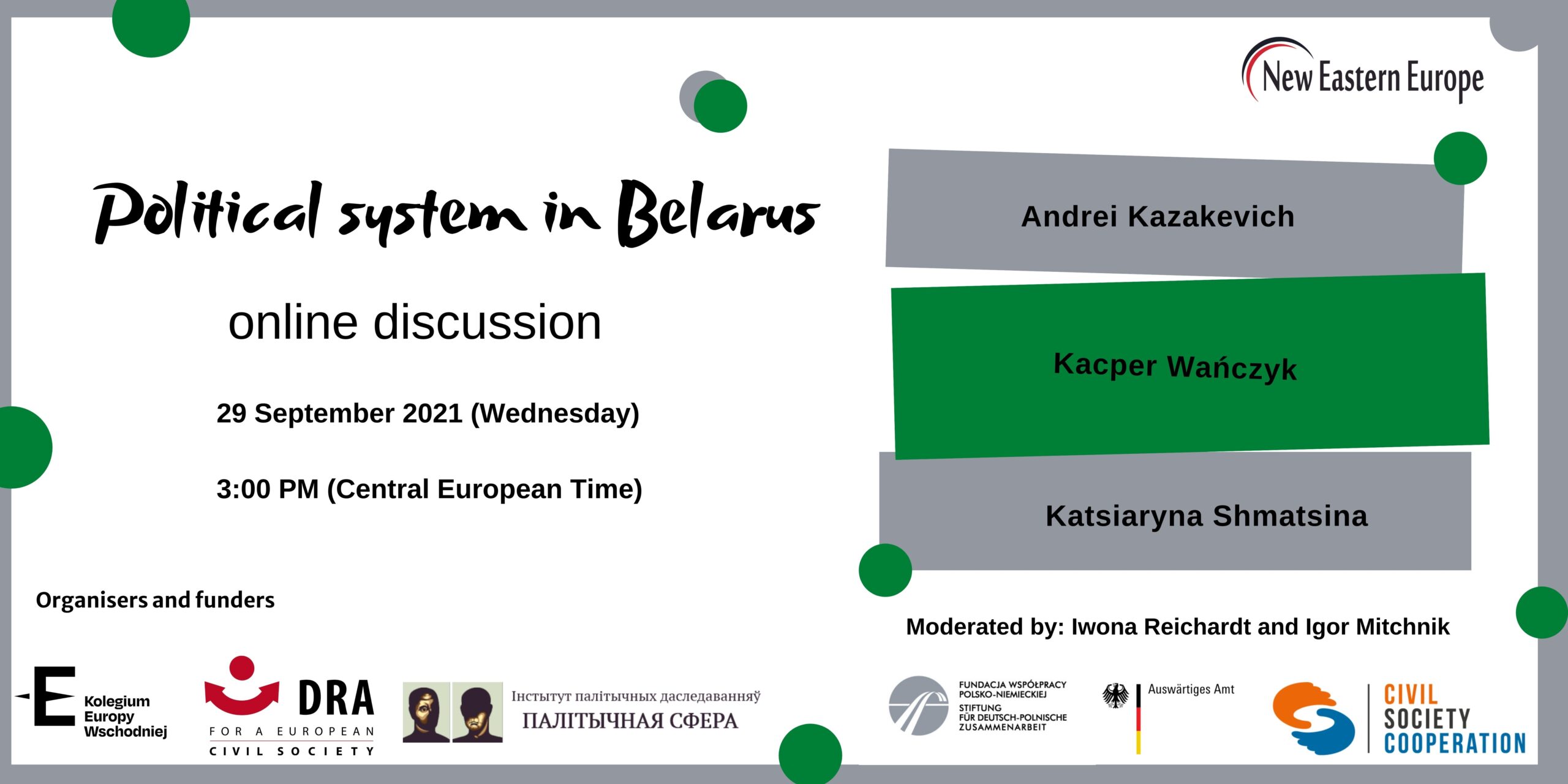 Dyskusja o systemie politycznym w Białorusi